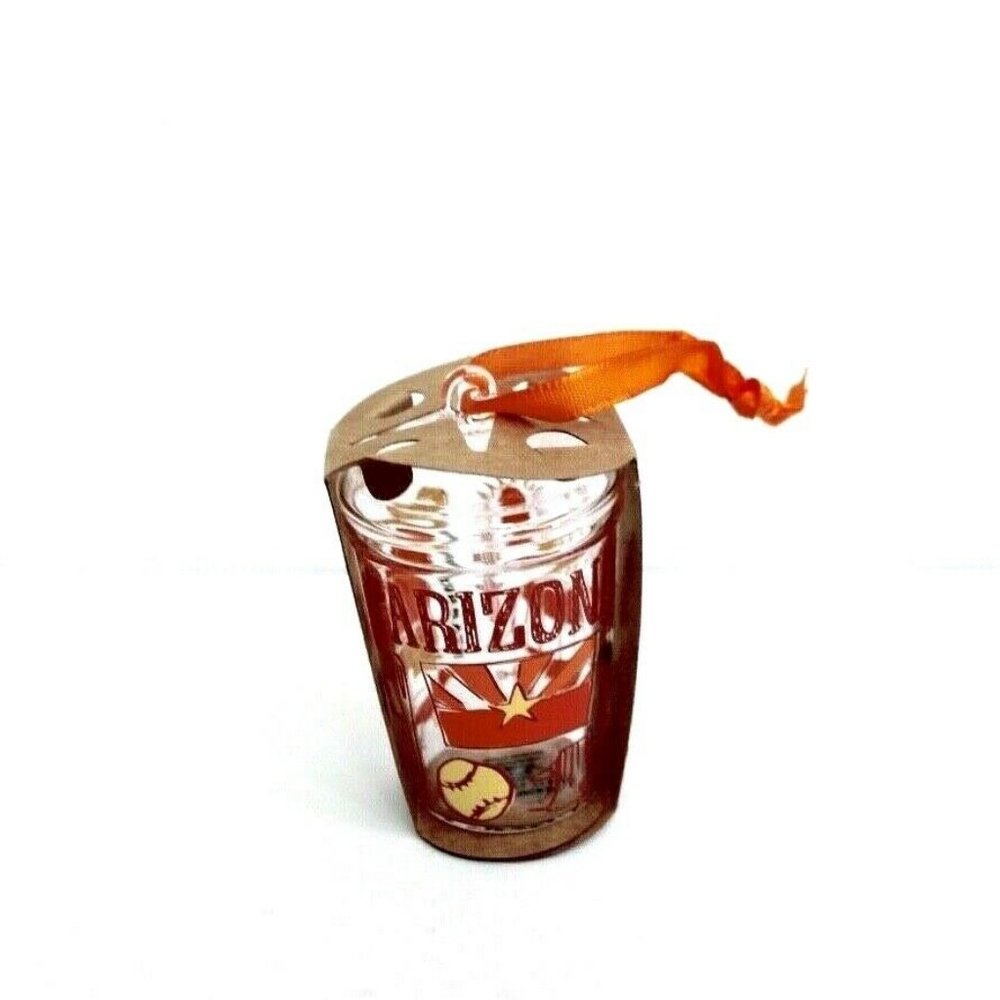 Starbucks Holiday 2020 Been There Series Arizona Clear Glass Ornament